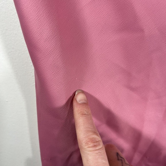 Urban Outfitters Pink Satin‎ Slip Dress Women's Small - Picture 8 of 9